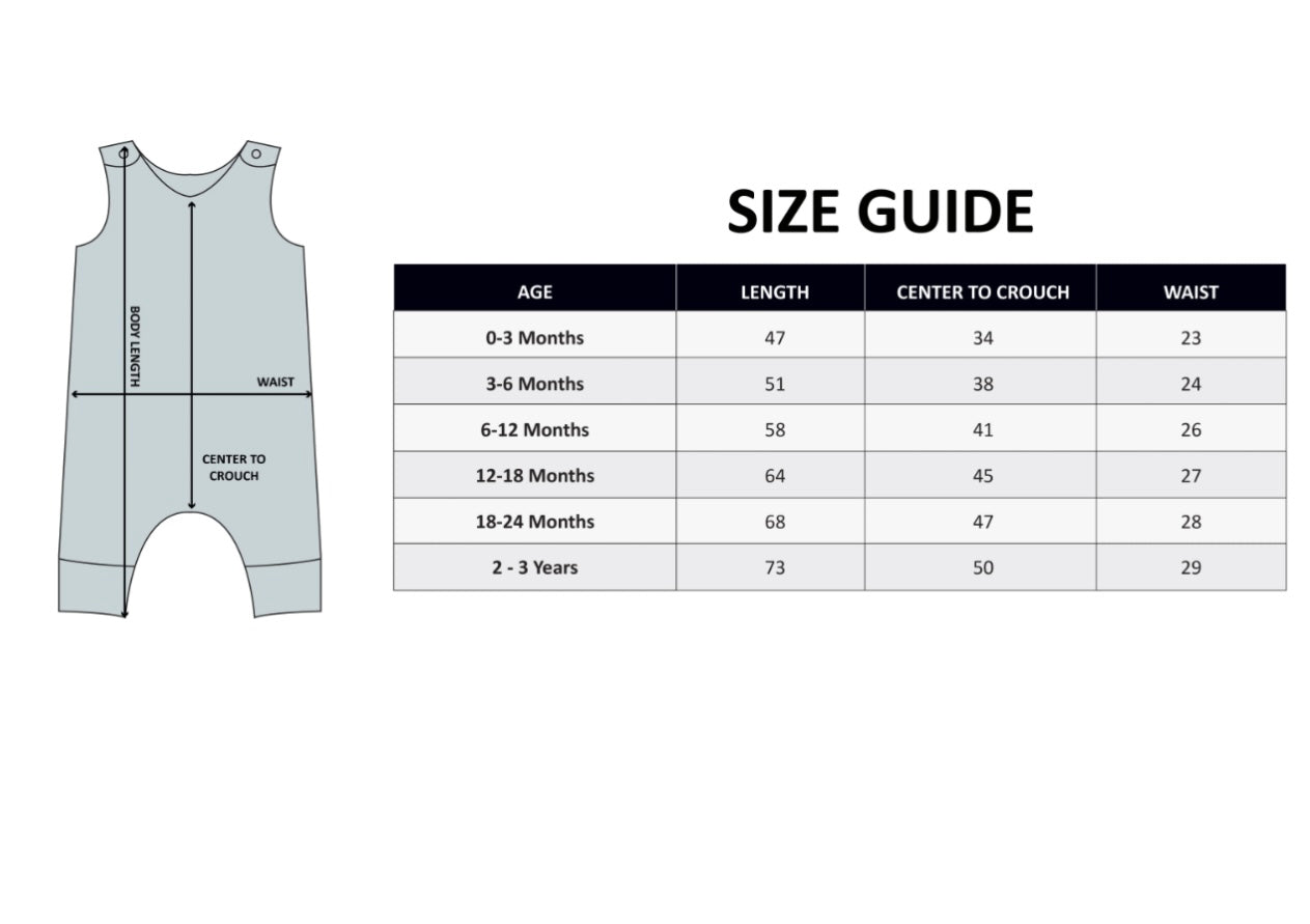 Ribbed Dungarees Powder Blue