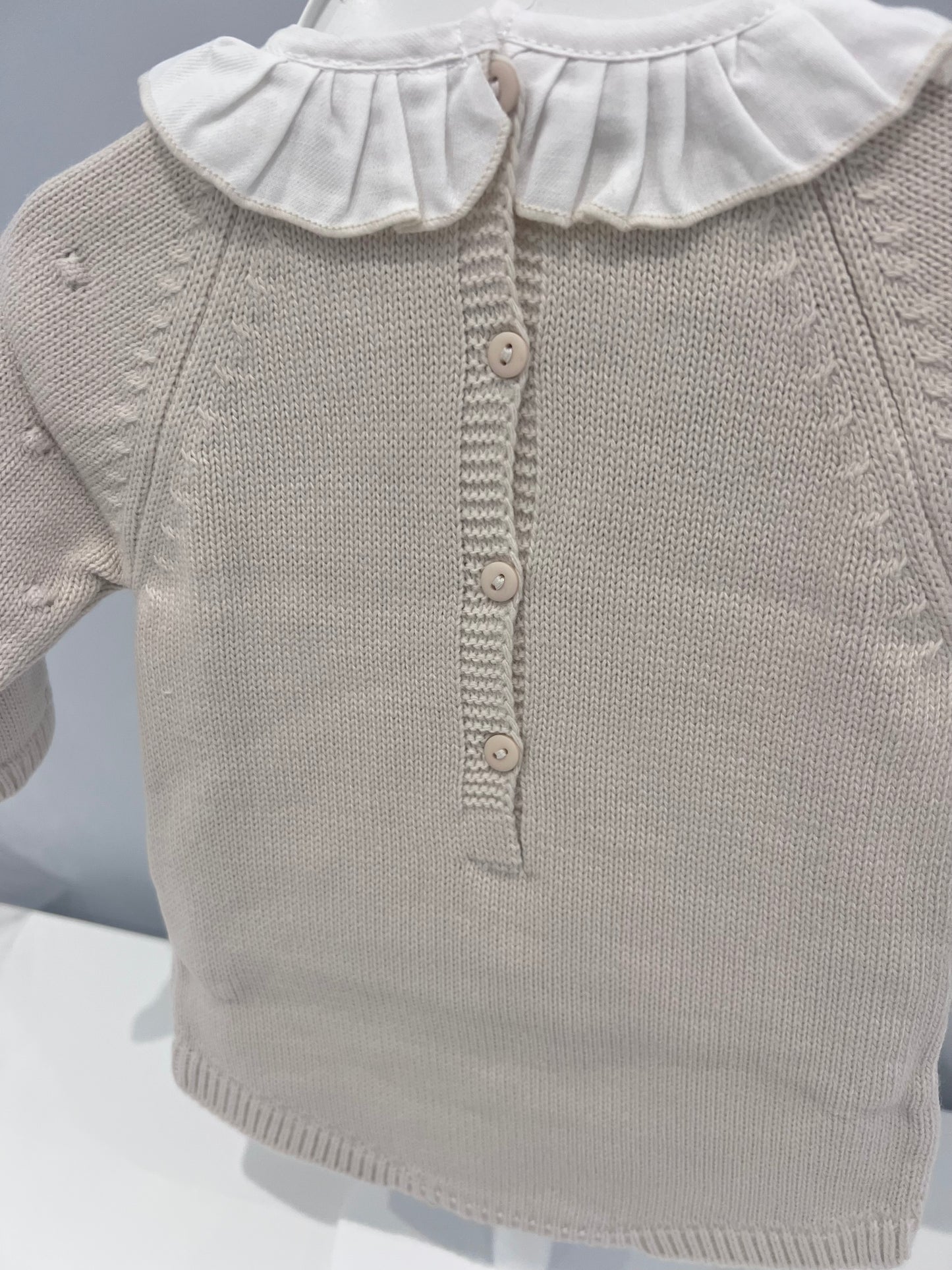 Pex Spotty Romper Beige