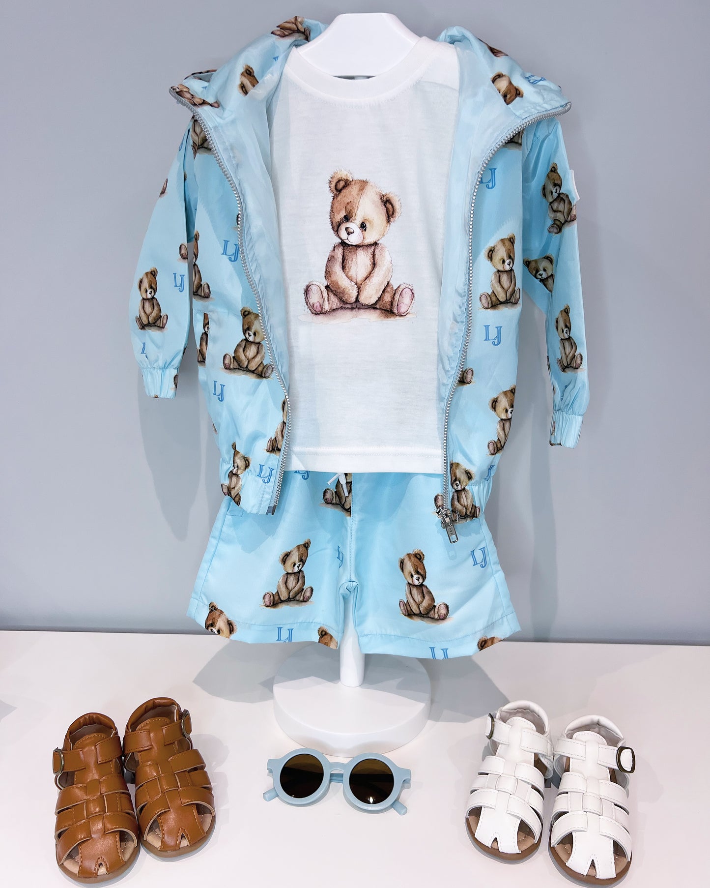Arlo Teddy T-shirt Baby Blue