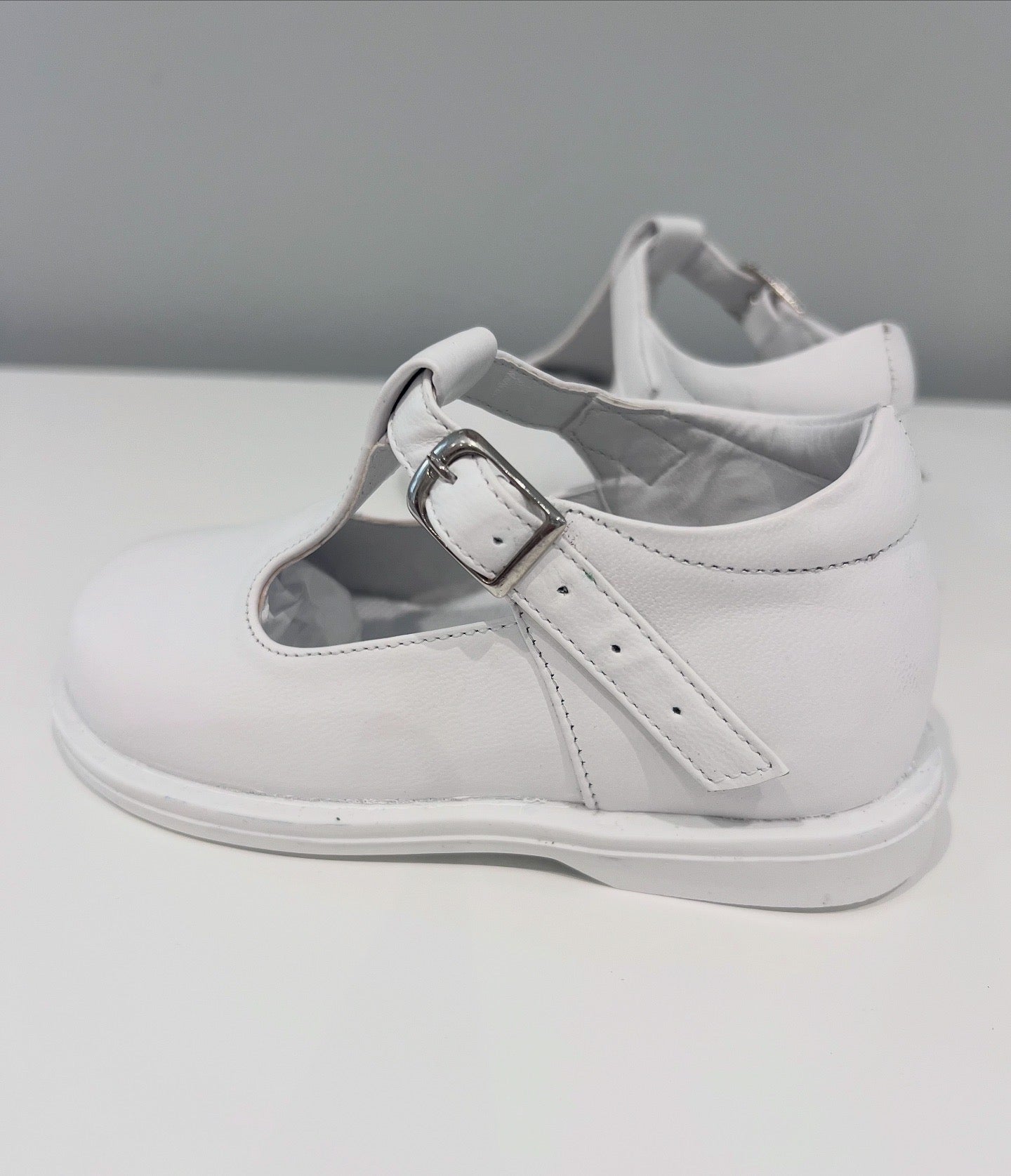Pex Stef T-bar shoe White