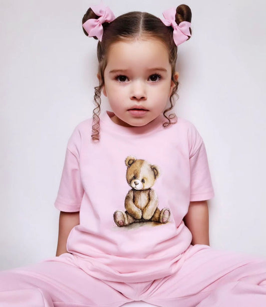 Arlo Teddy T-shirt Pink