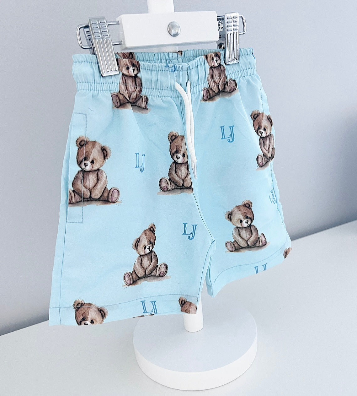 Arlo Teddy Shorts Baby Blue