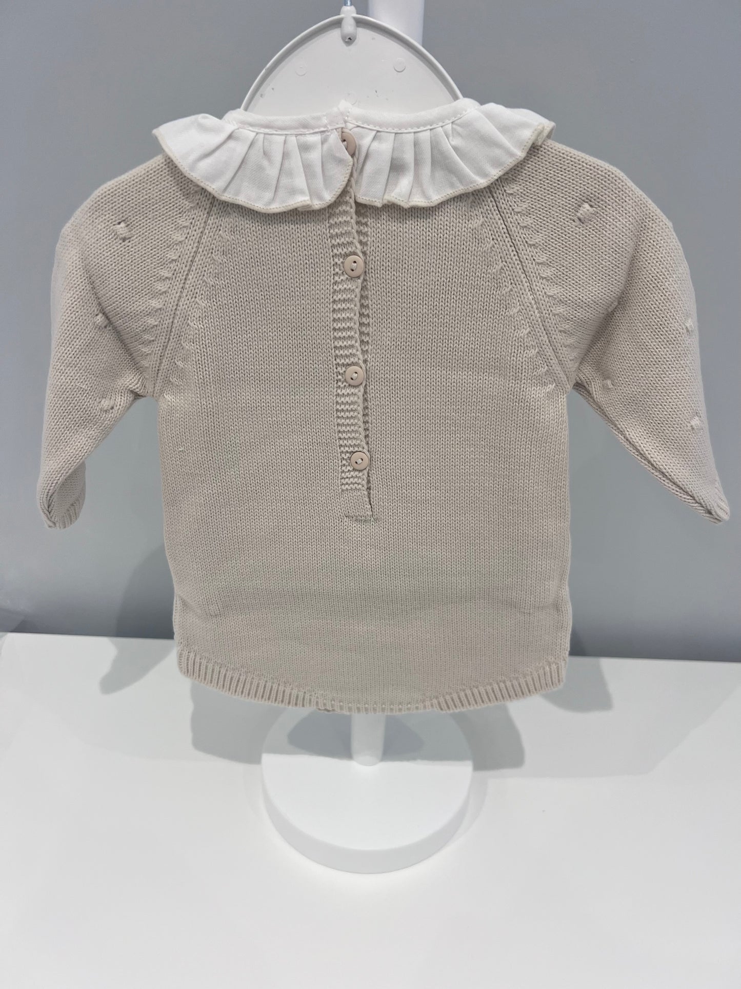 Pex Spotty Romper Beige