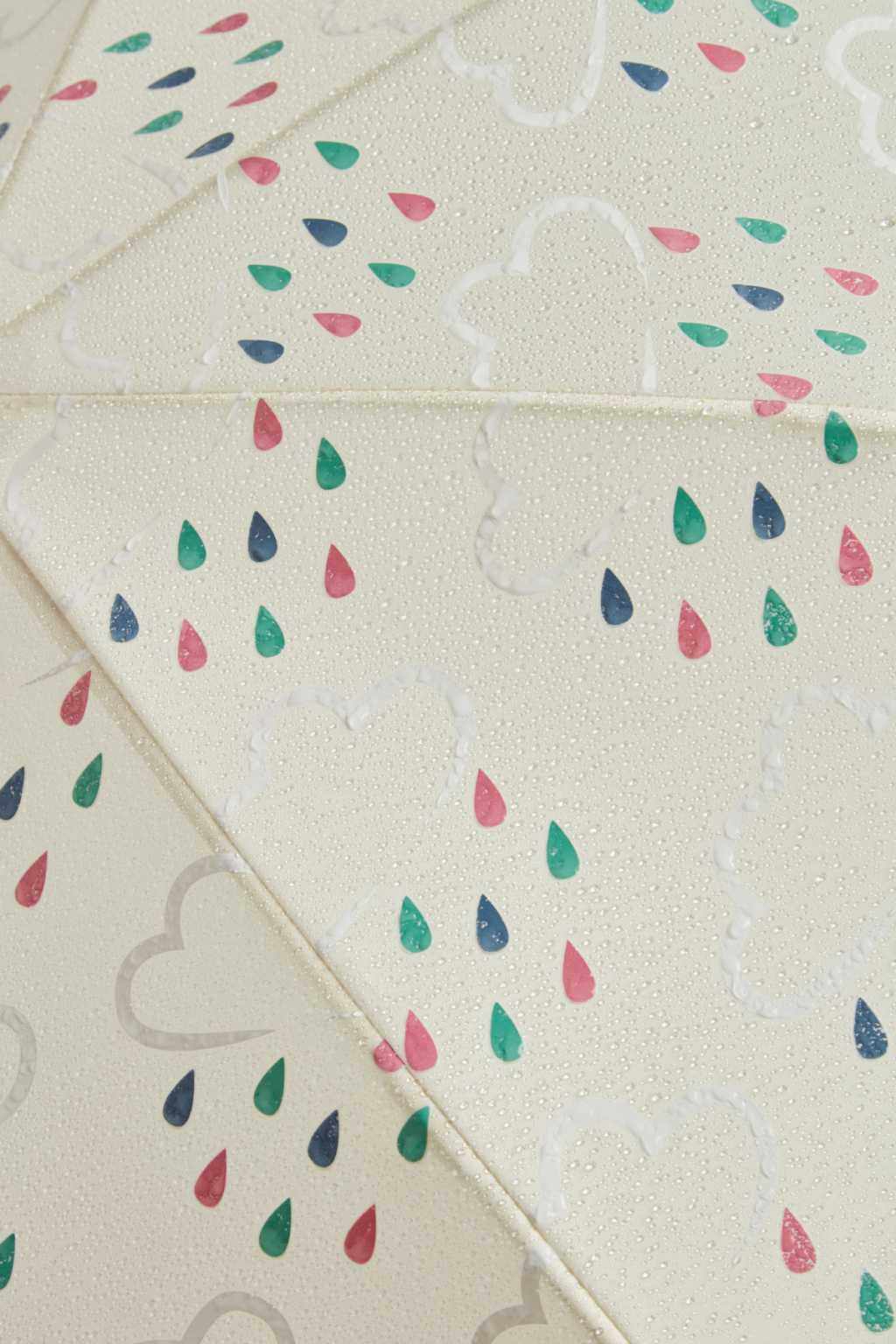 Cream Kids Colour-Revealing Umbrella