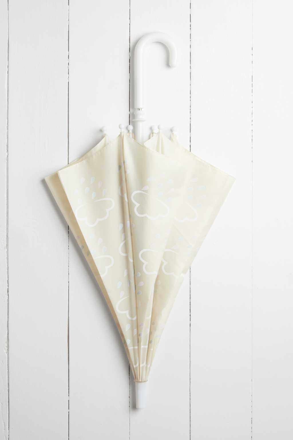 Cream Kids Colour-Revealing Umbrella