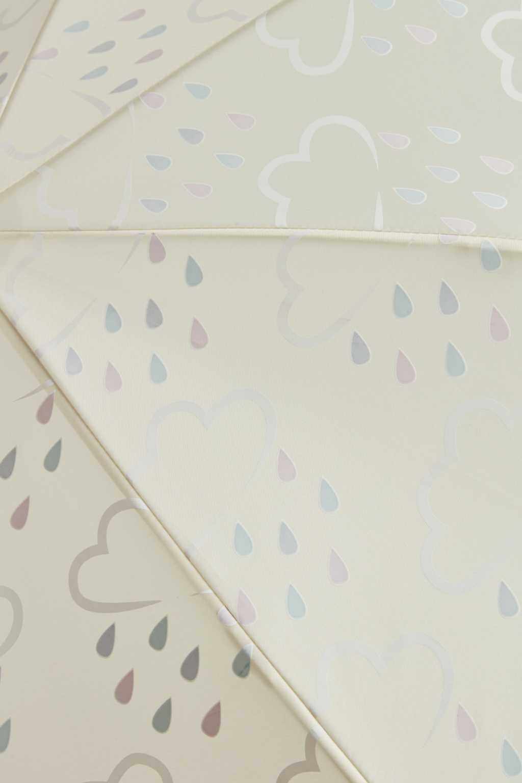 Cream Kids Colour-Revealing Umbrella