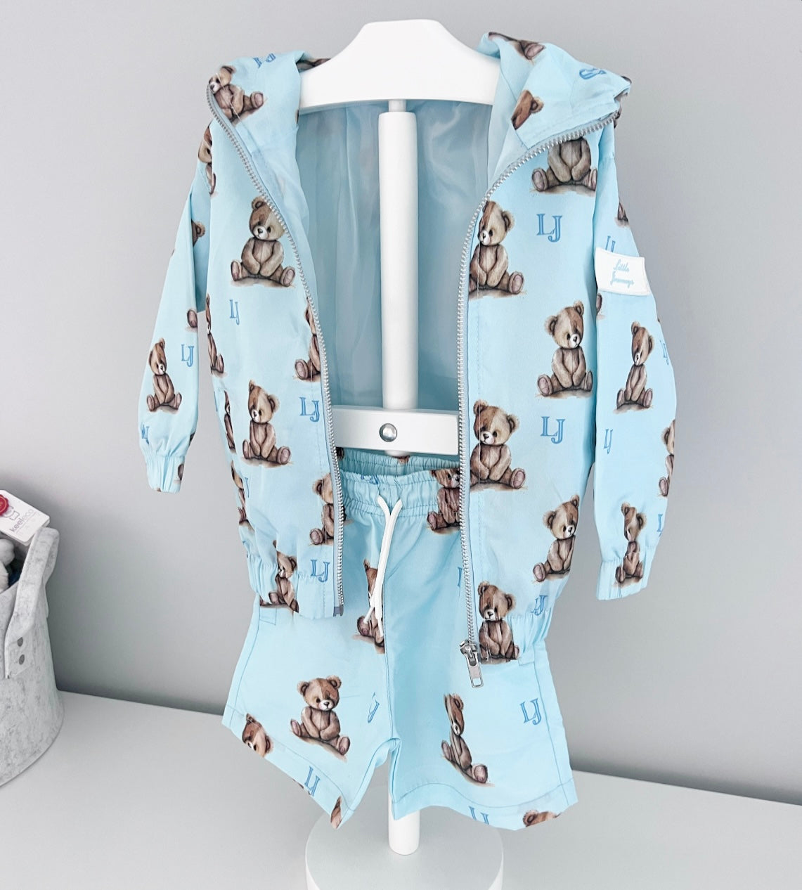 Arlo Teddy Shorts Baby Blue