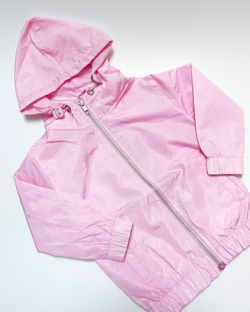 Arlo Teddy Rain Jacket Baby Pink
