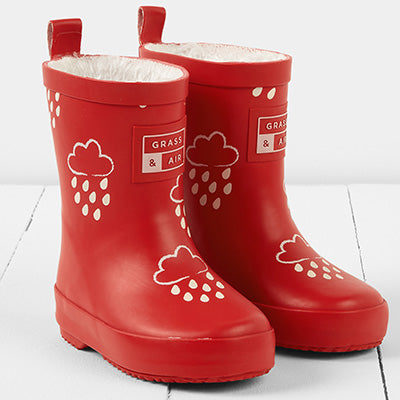 Ruby Red Colour-Revealing Wellies