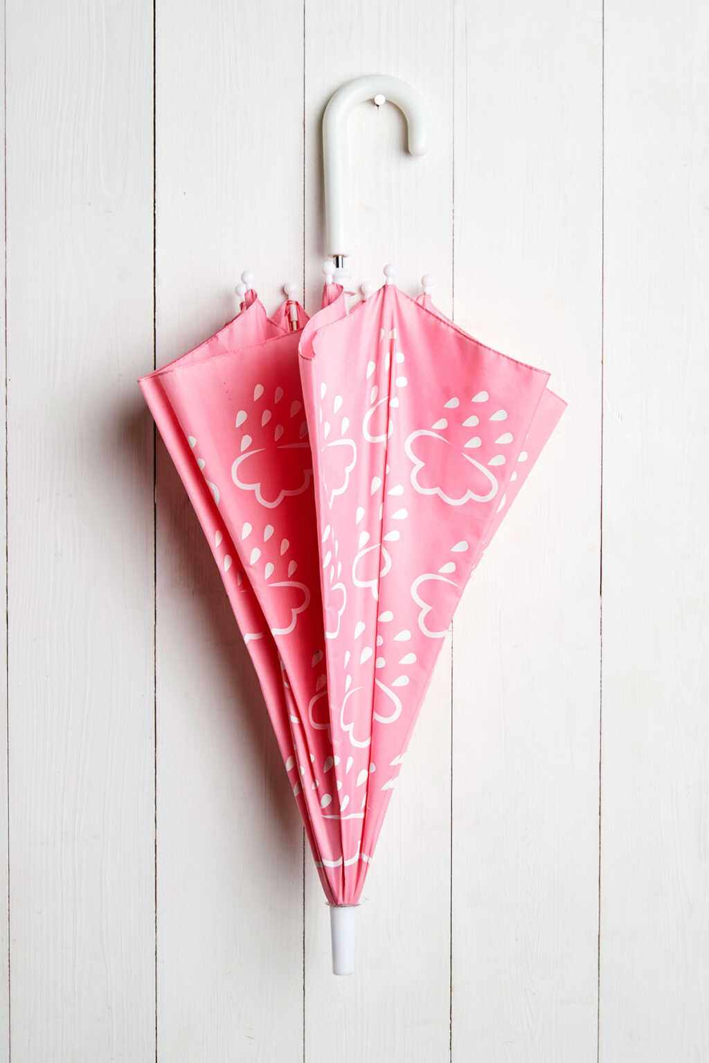 Pink Kids Colour-Revealing Umbrella