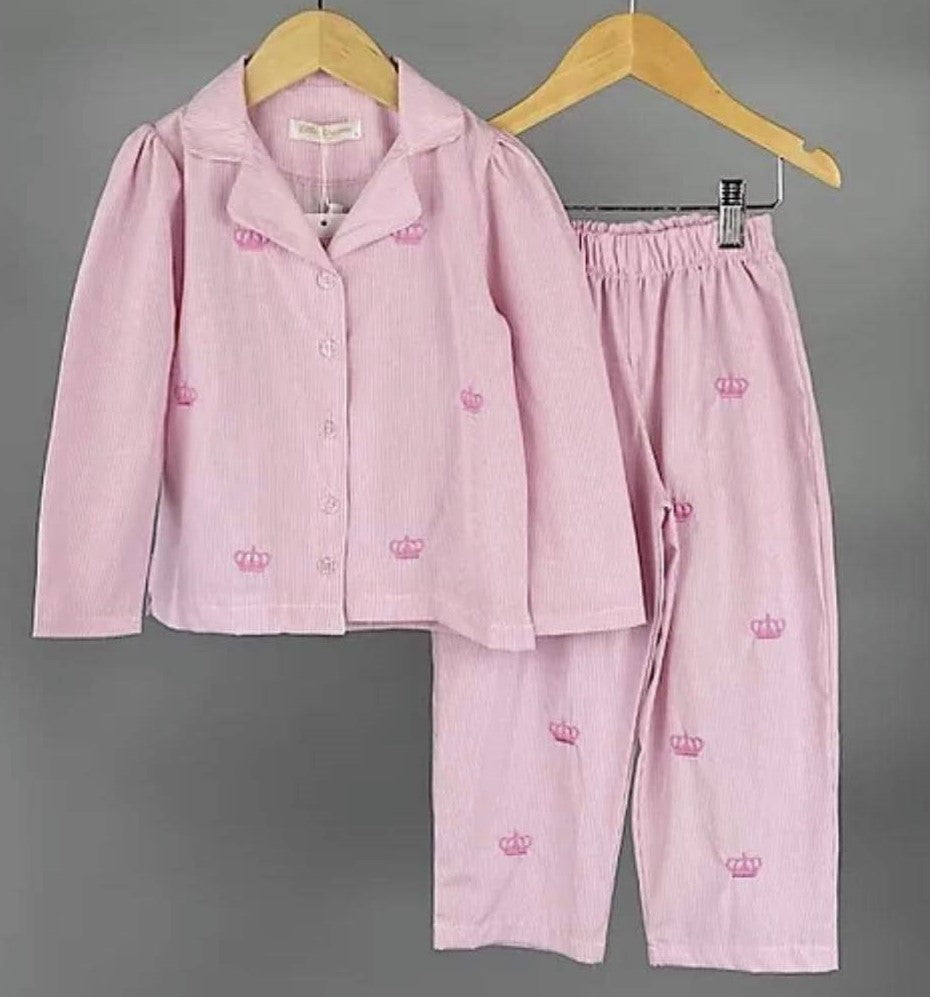 Little Pink Crown Pjs