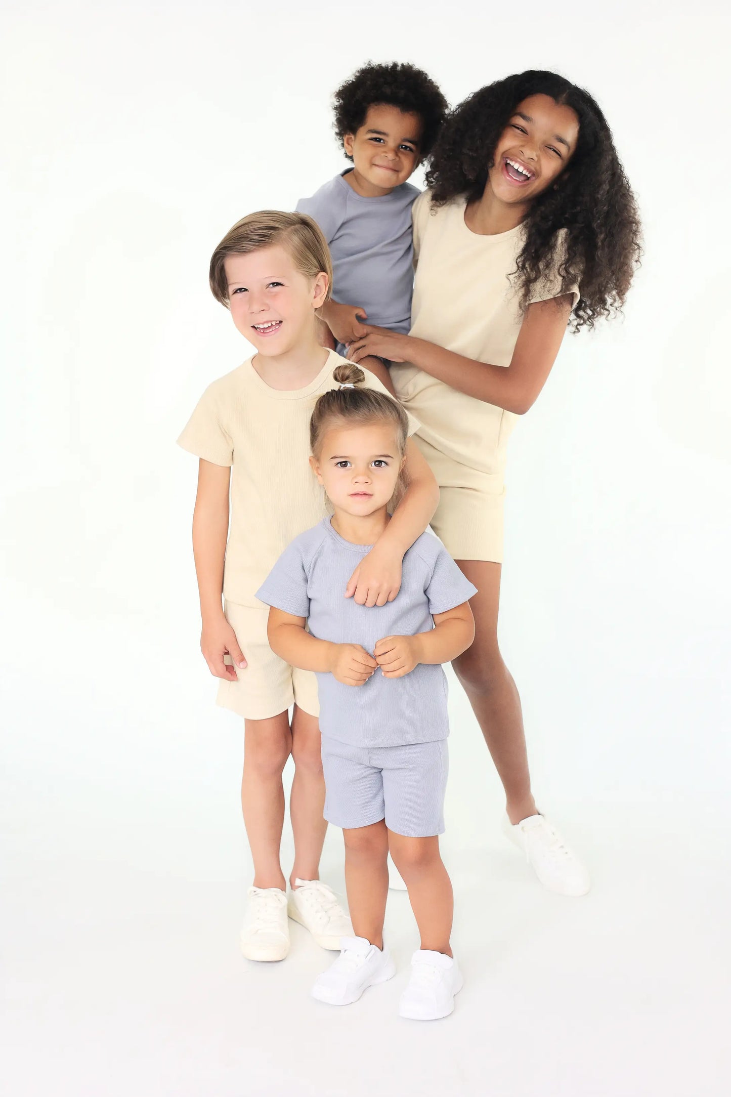 Basics Crème Brûlée Shorts Set