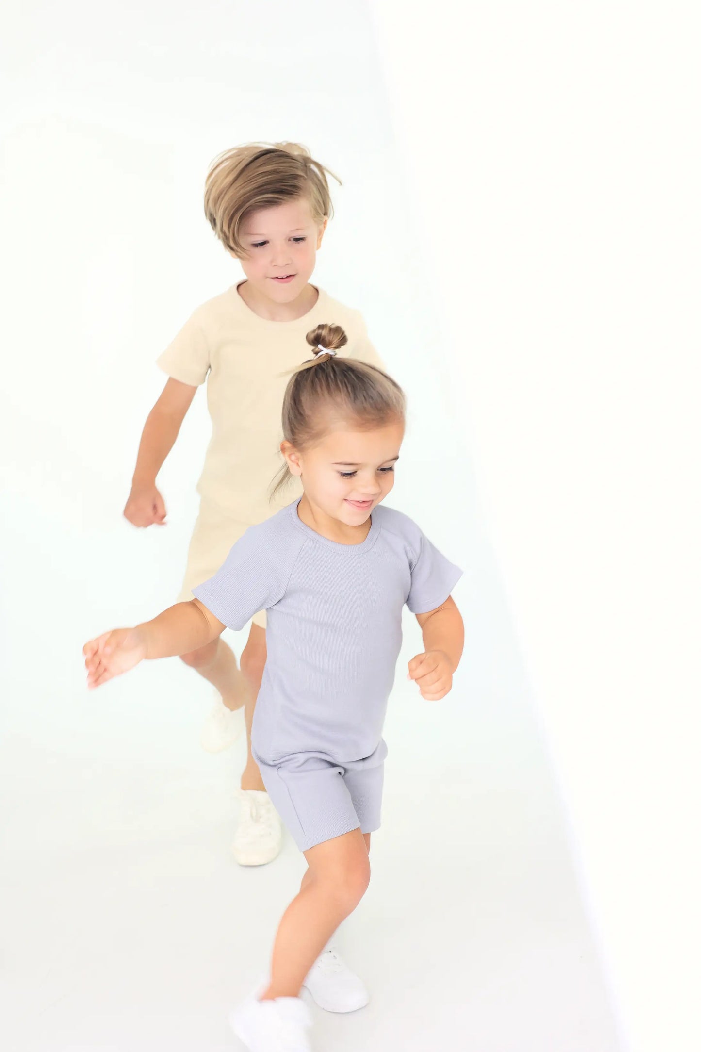 Basics Crème Brûlée Shorts Set