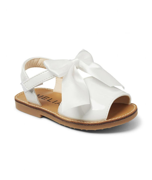 Bow Sandals - White