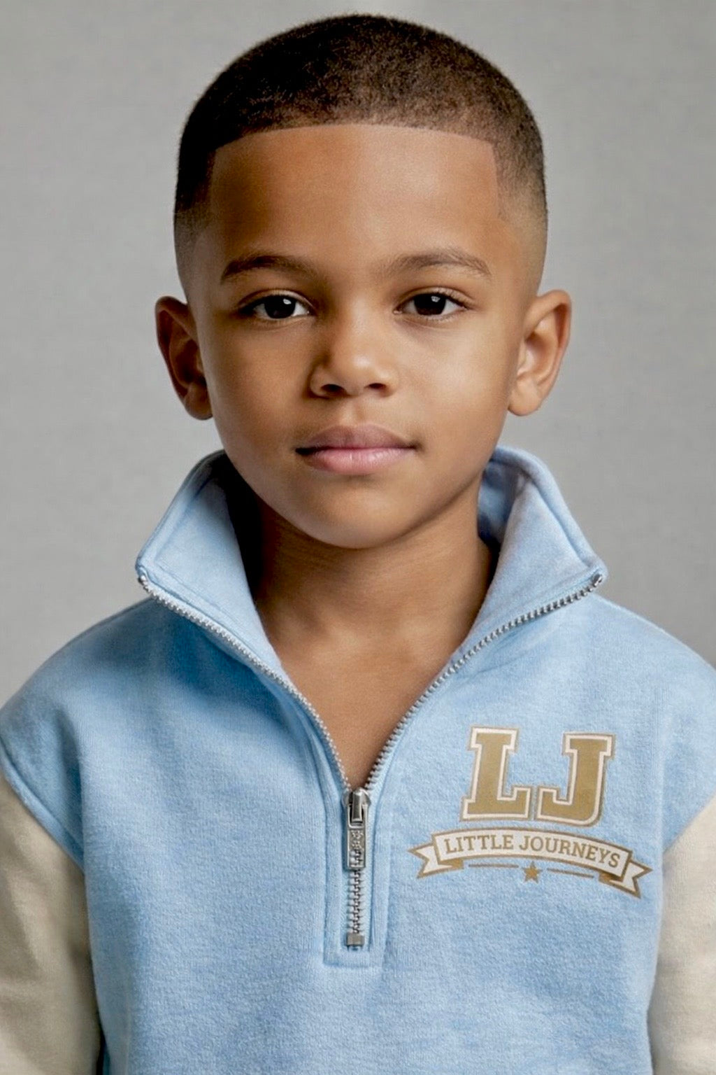 Little Legends Varsity Tracksuit Cream / Blue