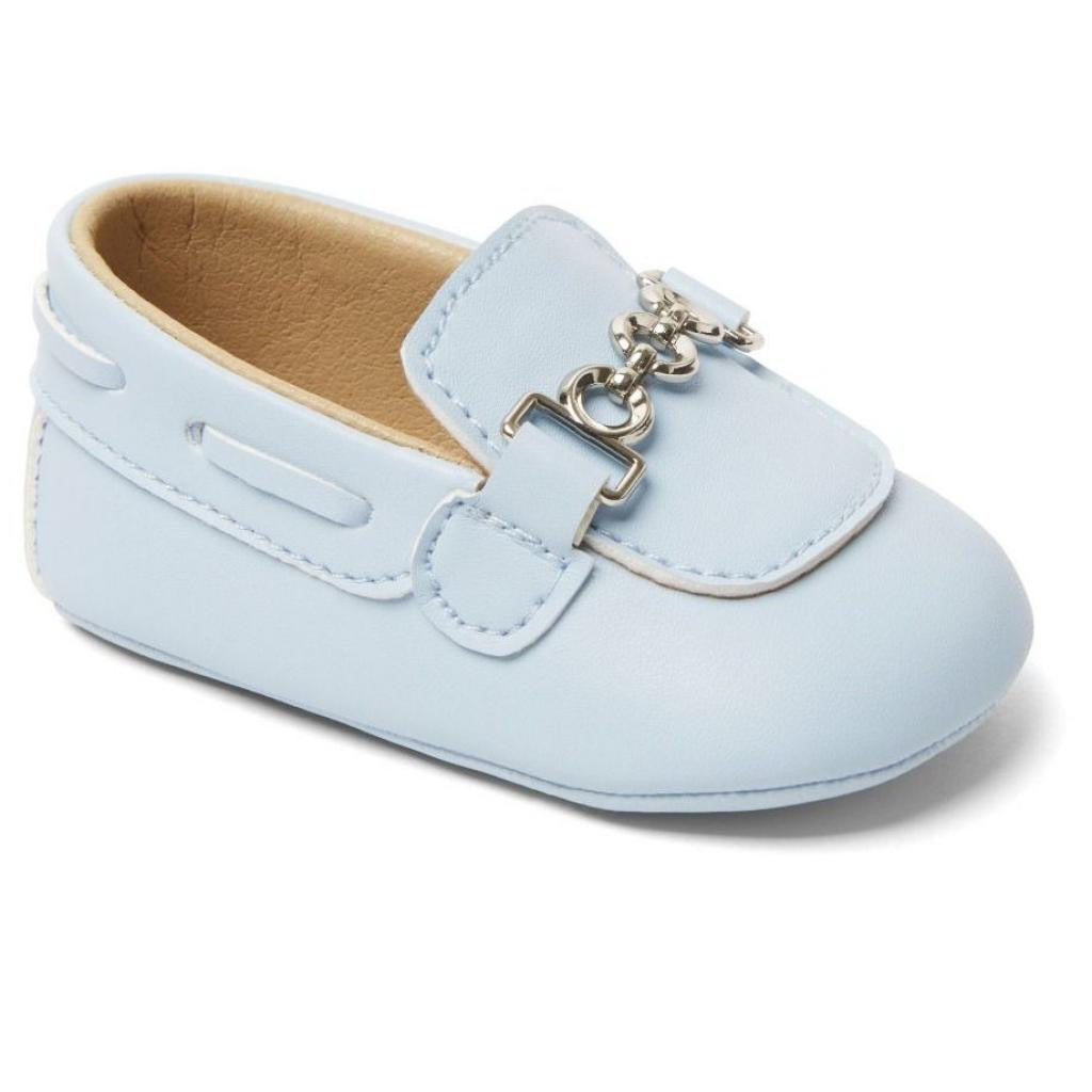 Sky Blue Baby Loafer Shoes