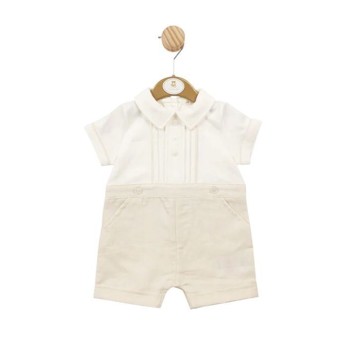 Mintini Linen Pleated Romper