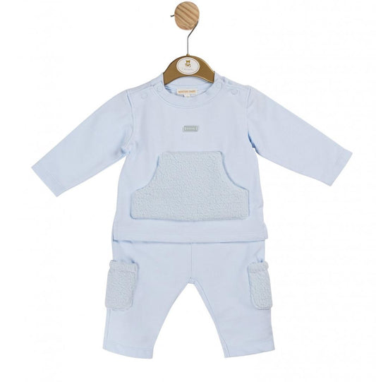 Mintini Baby Blue Fleece Tracksuit