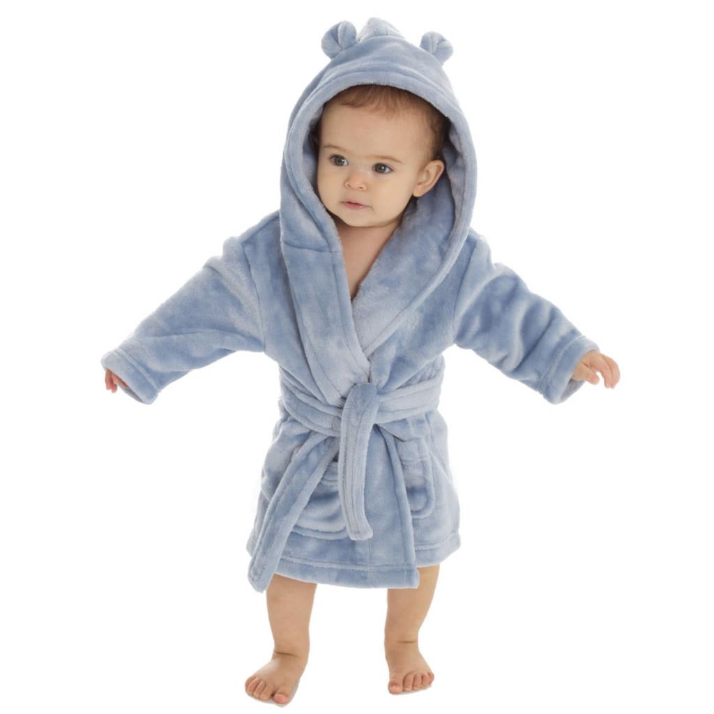 Dusky Blue Dressing Gown