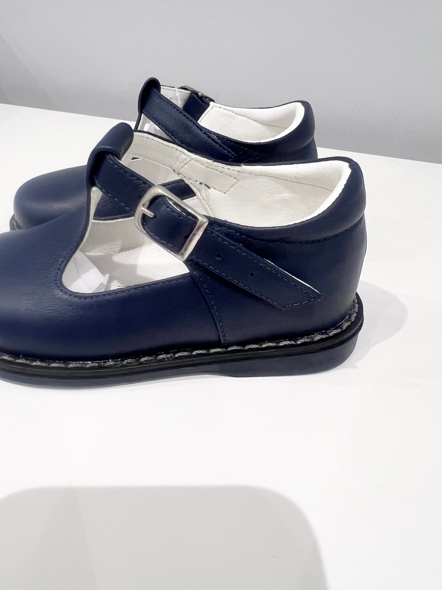 Pex Stef T-bar shoe Navy Blue