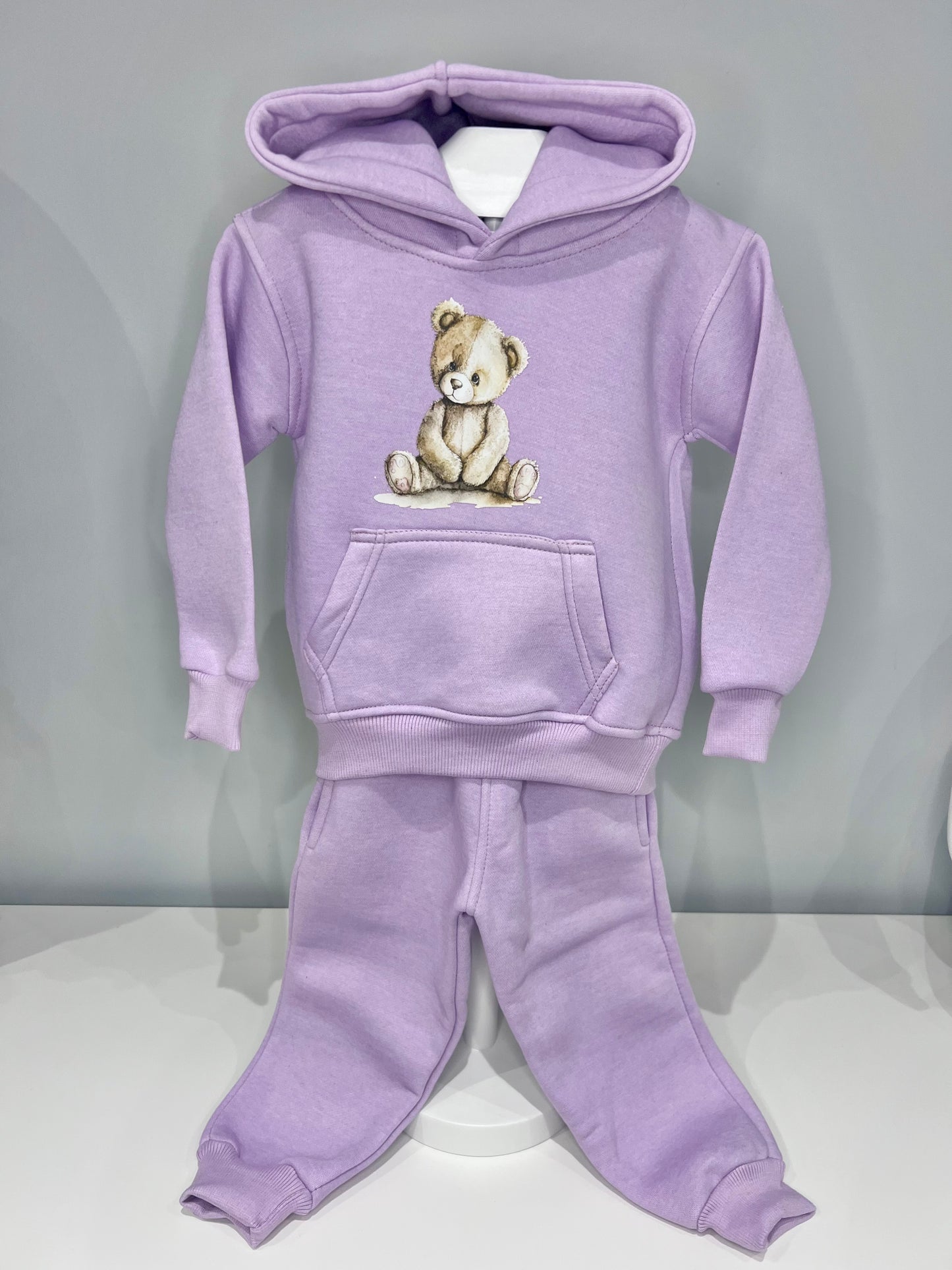 *New colour* Arlo Teddy Hoodie Tracksuit - Kids Cozy Tracksuit Lilac