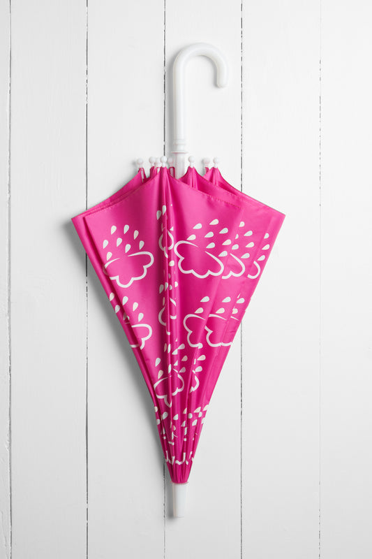 Orchid Pink Kids Colour-Revealing Umbrella