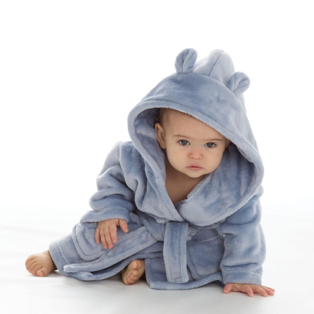 Dusky Blue Dressing Gown