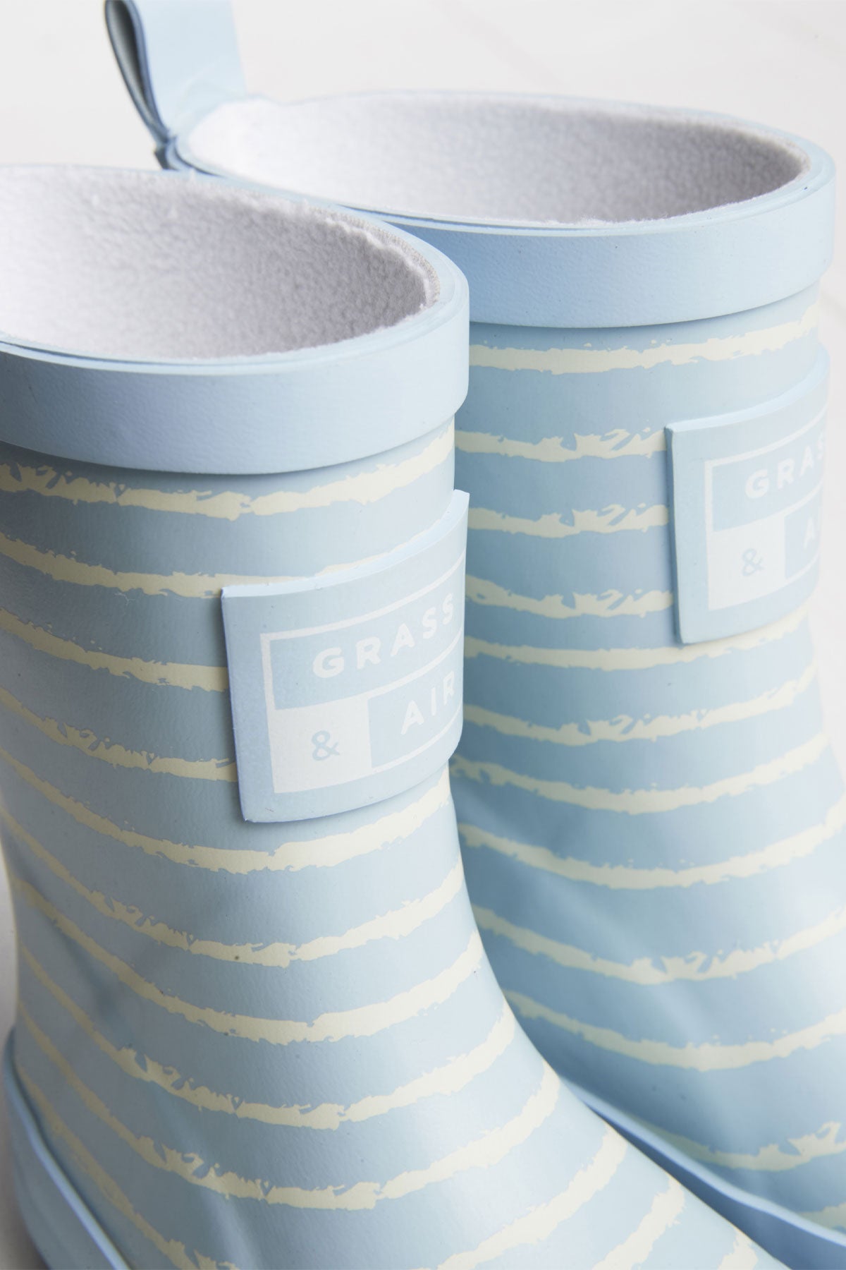 Baby Blue Stripe Wellies