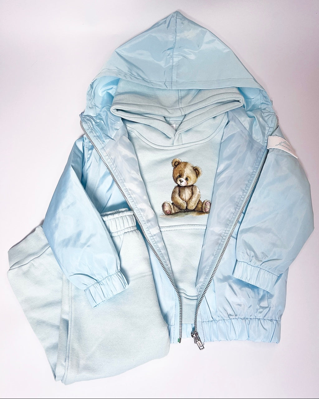 Arlo Teddy Rain Jacket BABY BLUE