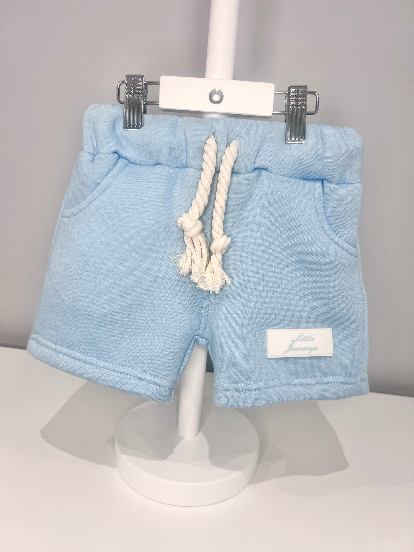 Arlo Teddy Kids Shorts & Jumper Set Baby Blue