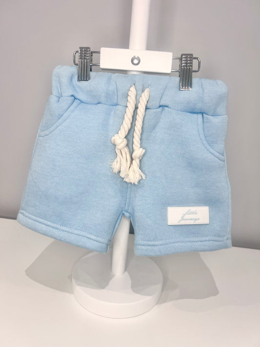 Arlo Teddy Kids Shorts & Jumper Set Baby Blue