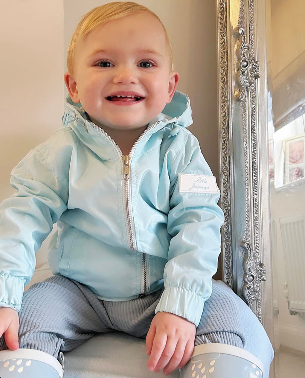 Arlo Teddy Rain Jacket BABY BLUE