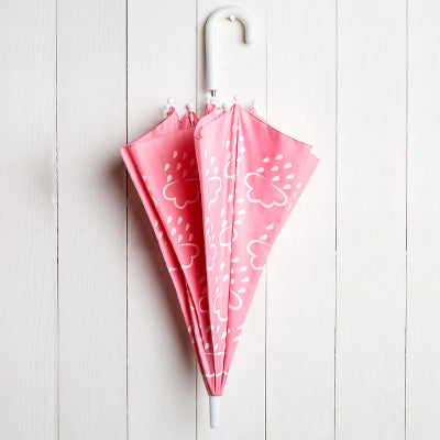 Baby Pink Kids Colour-Revealing Umbrella