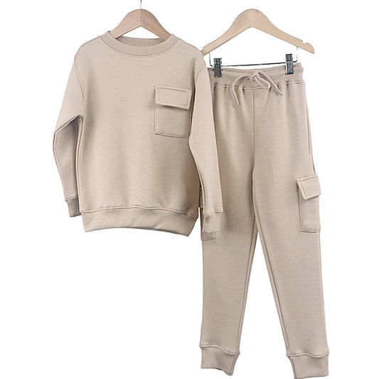 Samli Beige Combat Lounge Set