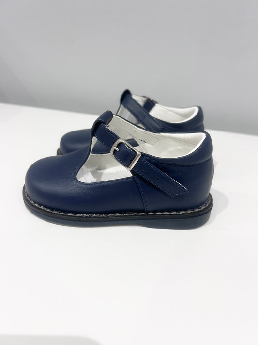 Pex Stef T-bar shoe Navy Blue