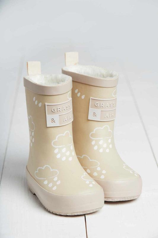 Cream Colour-Revealing Wellies