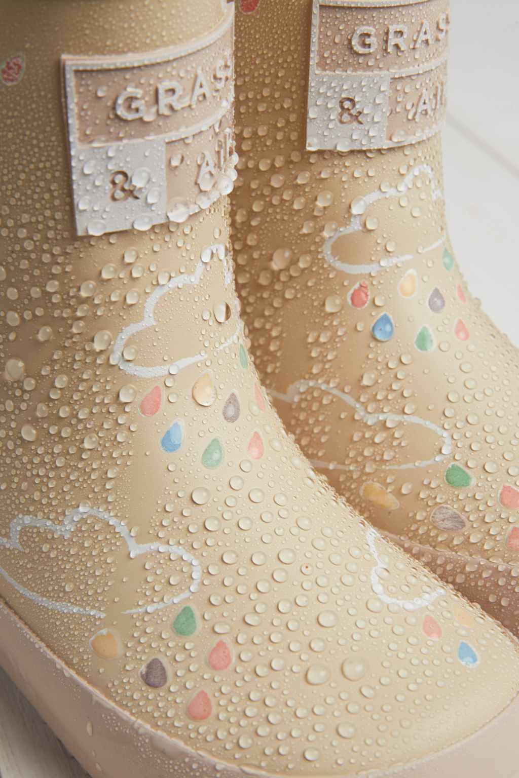 Cream wellies hot sale