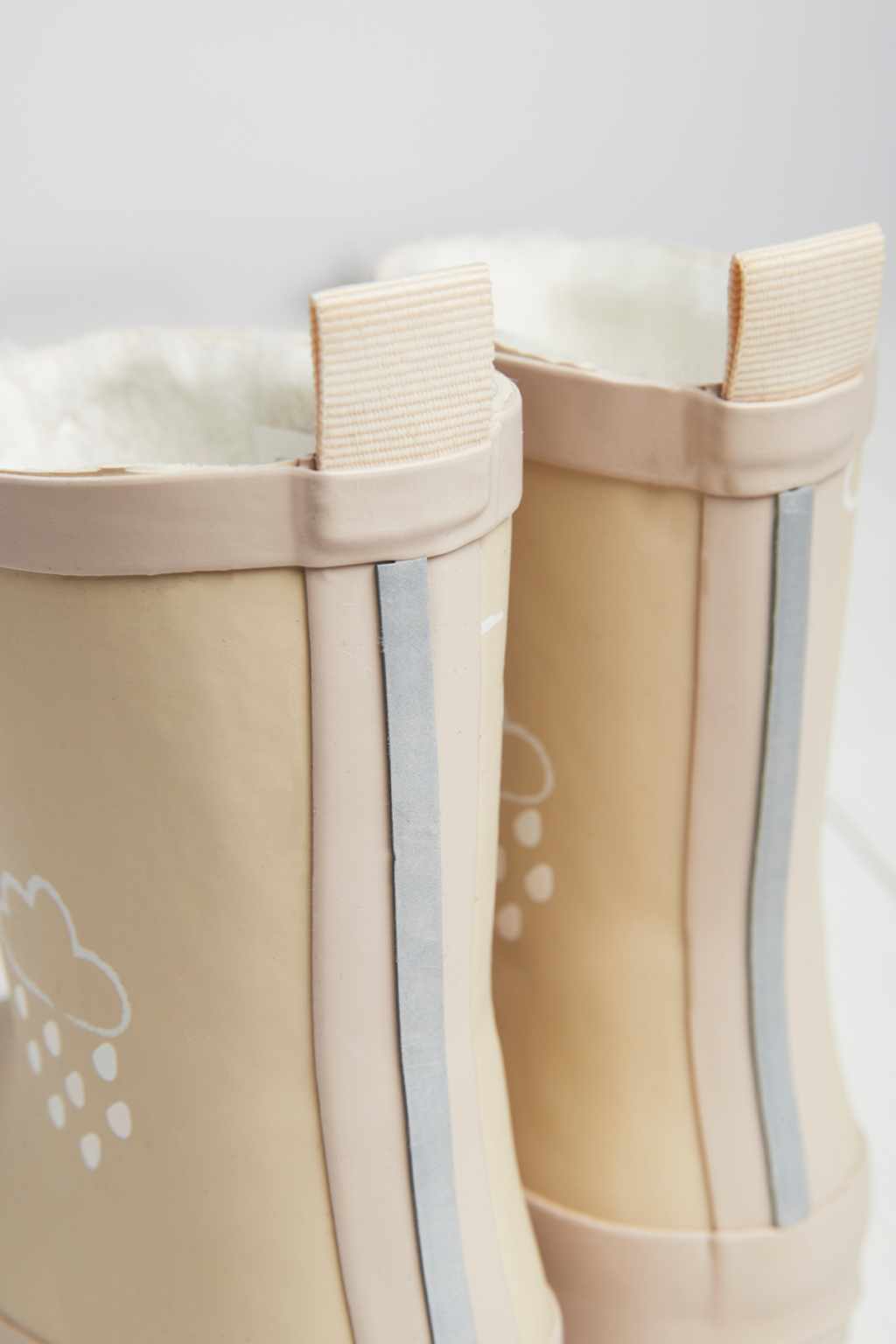 Cream Colour-Revealing Wellies