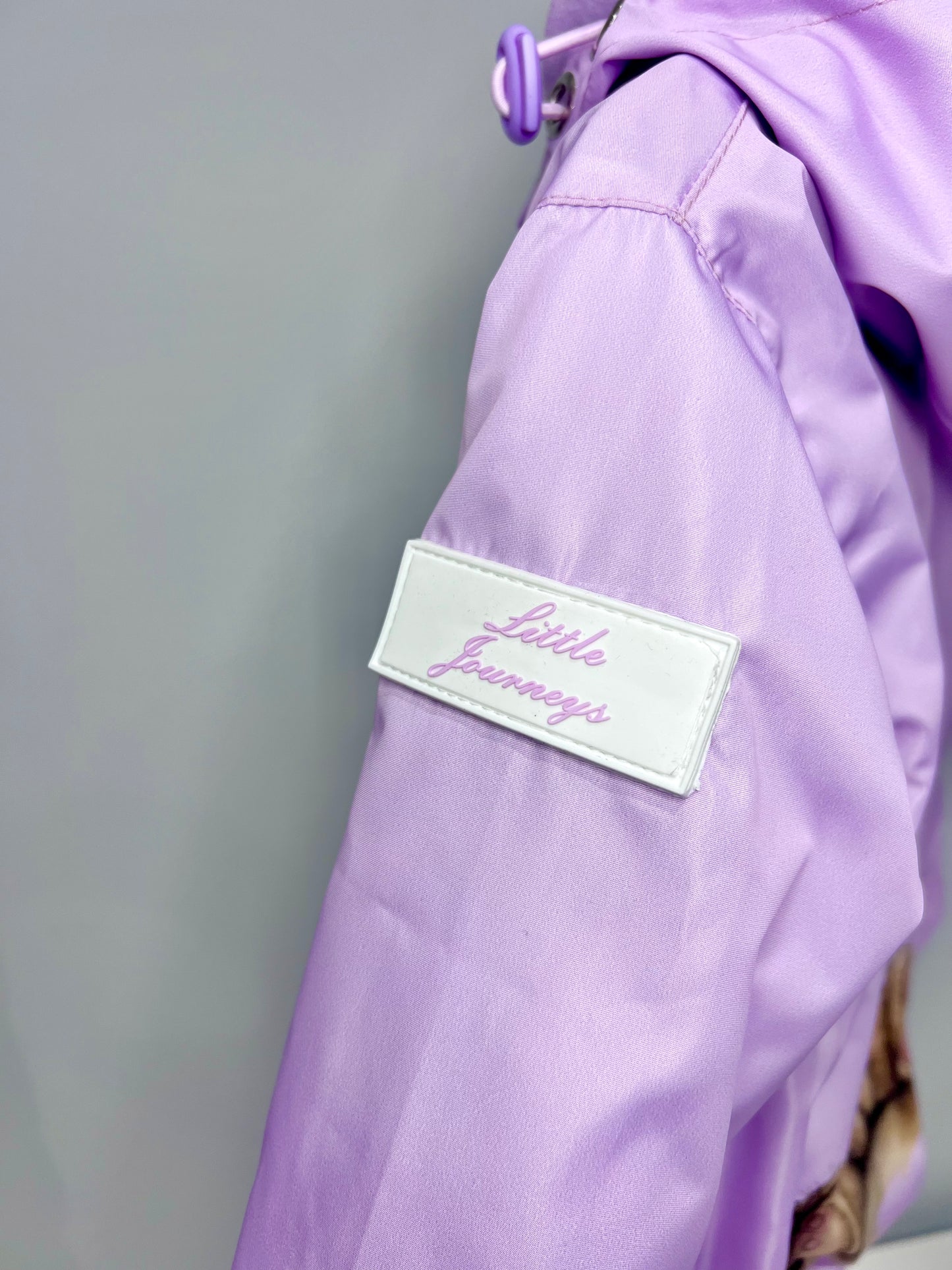 *New Colour* Arlo Teddy Rain Jacket - Kids Waterproof Jacket Lilac