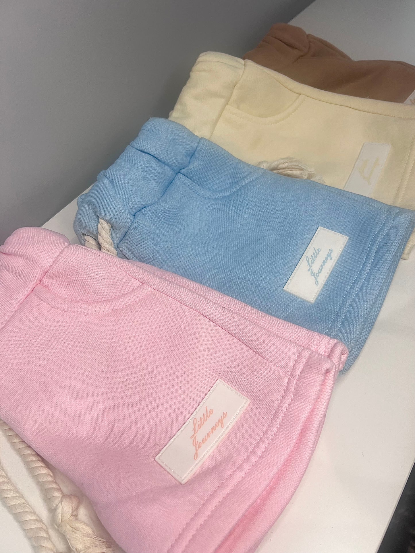 Arlo Teddy Kids Shorts & Jumper Set Cream