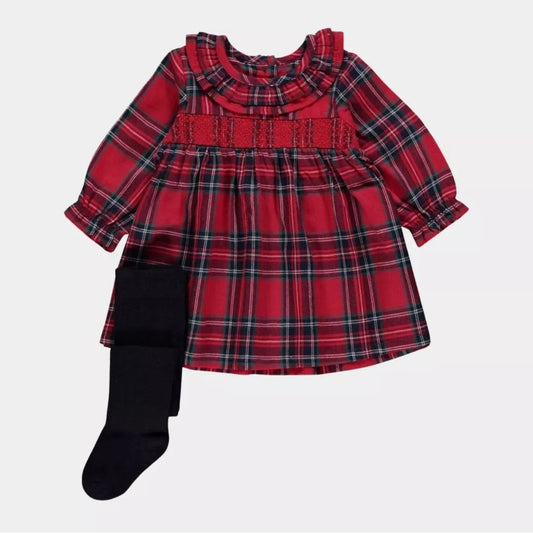 Red & Black Tartan Christmas Dress