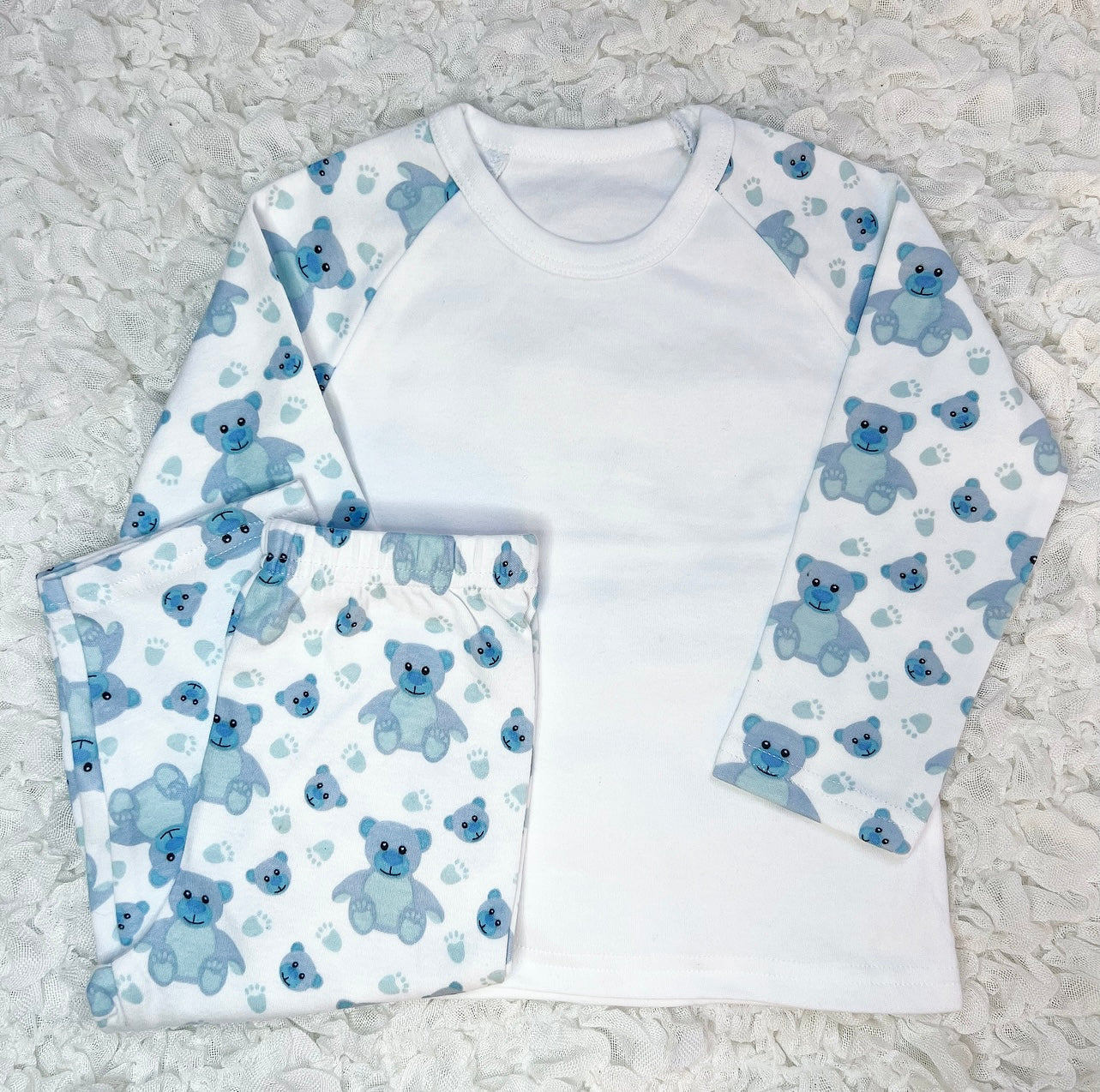 Teddy Pyjamas Blue