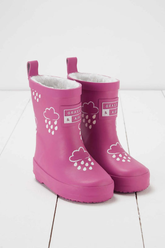 Orchid Pink Colour-Revealing Wellies