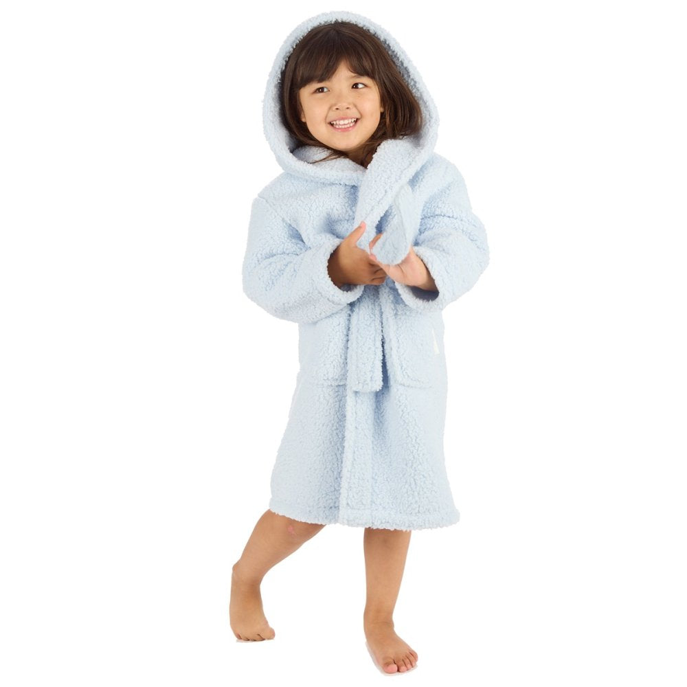 Kids Borg Dressing Gown Blue