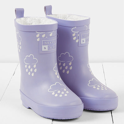 Lilac / Purple Colour-Revealing Wellies