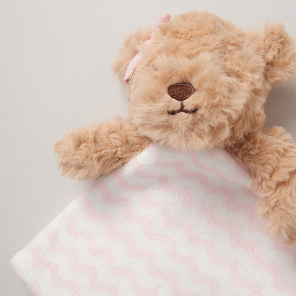 Teddy Bear Comforter Pink