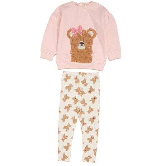 Interactive Girls Teddy Bear Sweater / Jumper & Leggings
