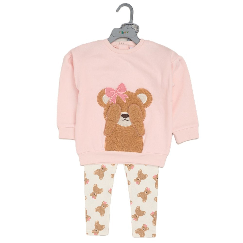 Interactive Girls Teddy Bear Sweater / Jumper & Leggings