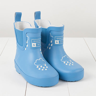 Bright Blue Colour-Revealing Adventure Boots / Wellies