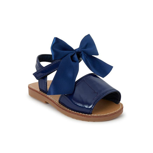 Bow Sandals - Navy